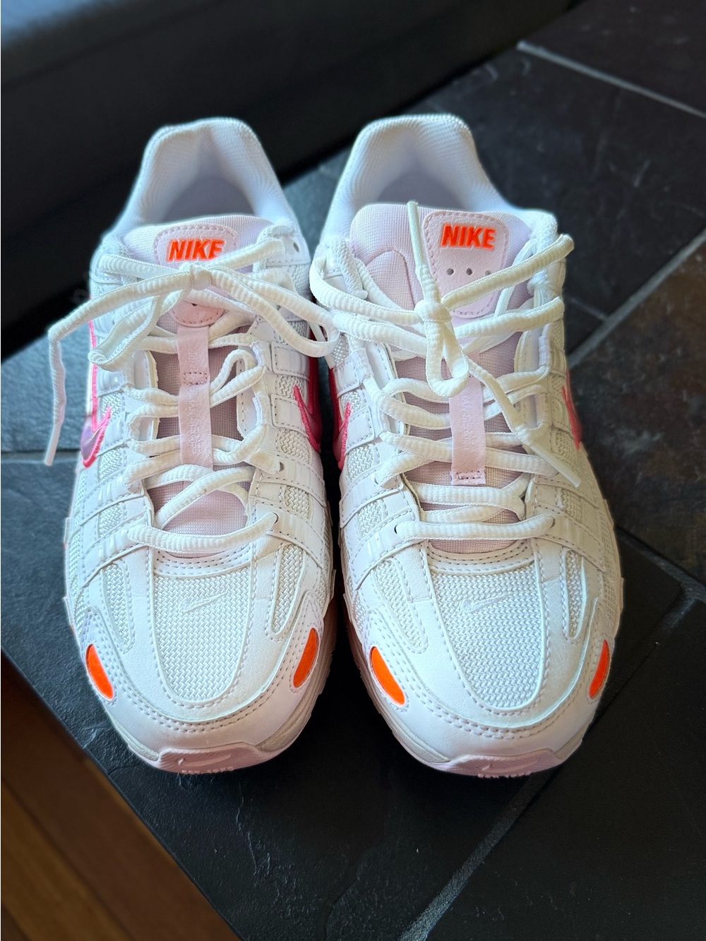 Nike P-6000 White Digital  pink Crimson